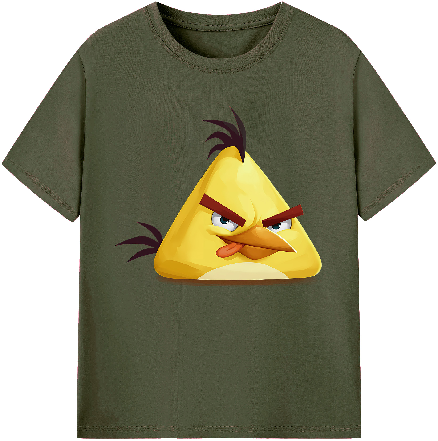 （画像用） Angry Birds アングリーバード 綿100％ メンズ半袖Tシャツ｜肌触りやわらか＆通気性